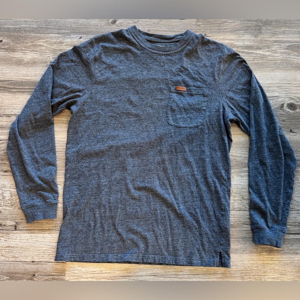 Pendleton Gray Long Sleeve Tee With Embroidered L… - image 1